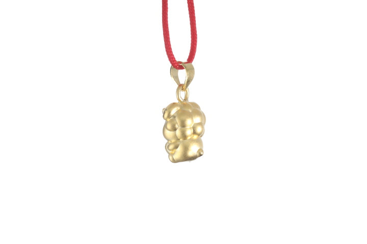 24K 3D Ram Pendant