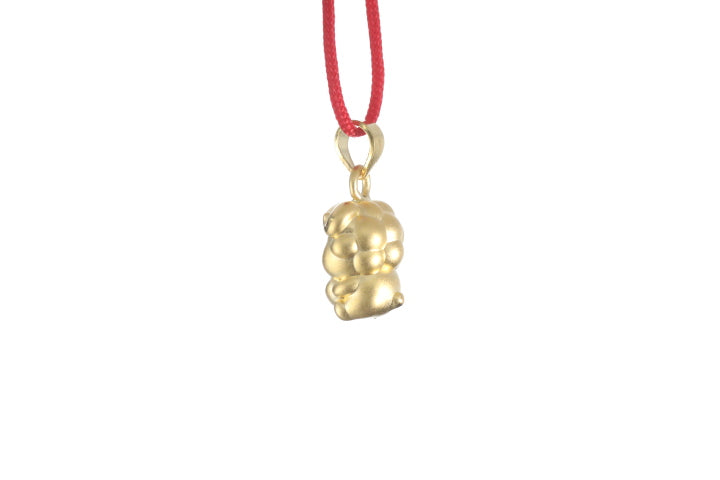 24K 3D Ram Pendant