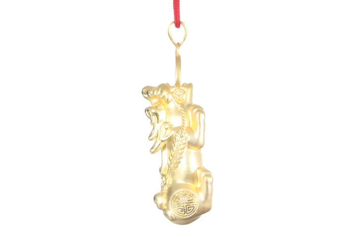 24K Gold Pixiu Pendant