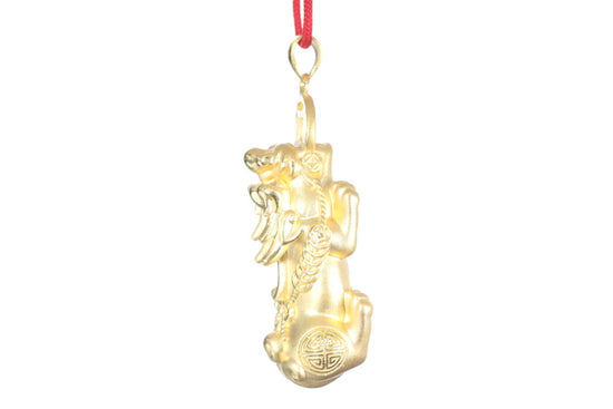 24K Gold Pixiu Pendant