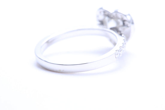 One Carat Heart Shaped Engagement Ring