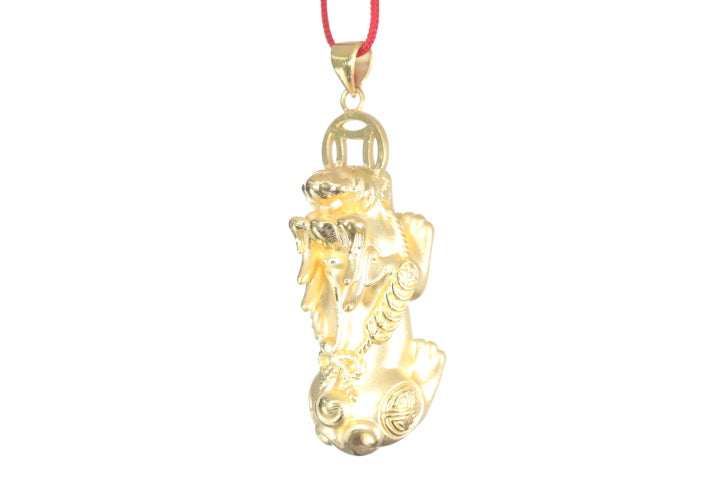 24K Gold Pixiu Pendant