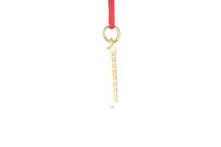 24K Gold Abacus Pendant