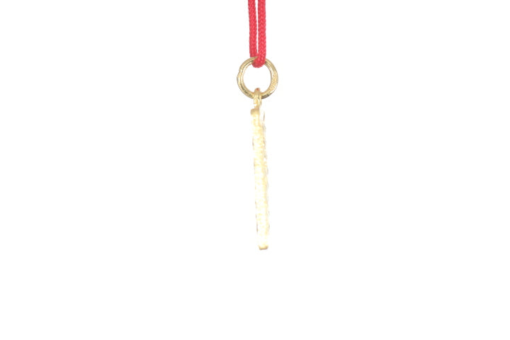 24K Gold Abacus Pendant