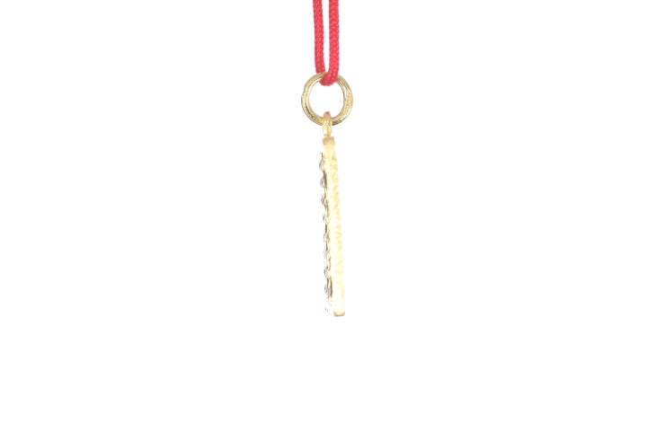24K Gold Abacus Pendant