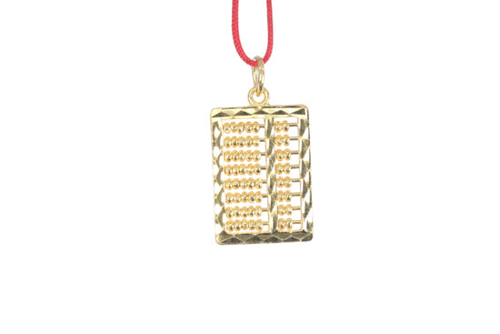 916 gold abacus pendant sale
