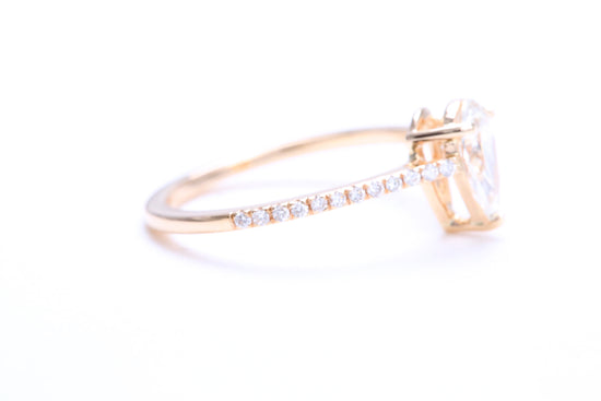 3/4 Carat Pear Shaped Engagement Ring