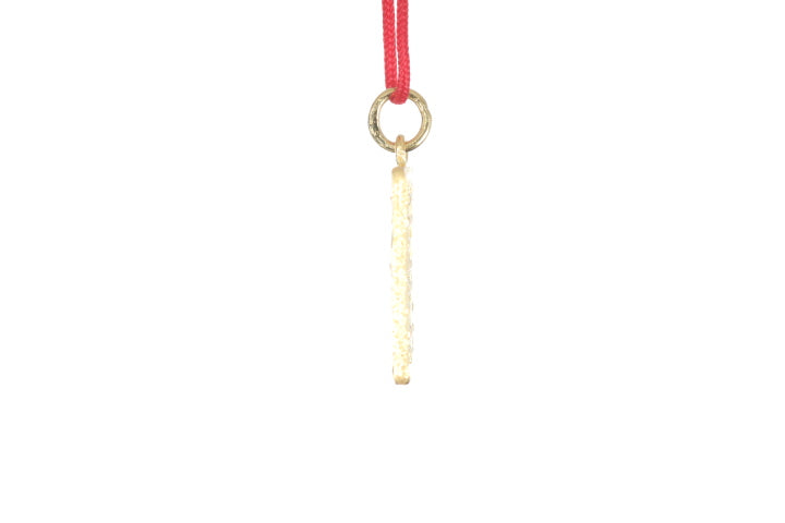 24K Gold Abacus Pendant