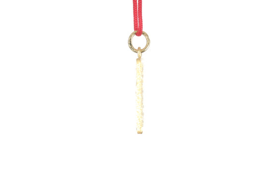 24K Gold Abacus Pendant
