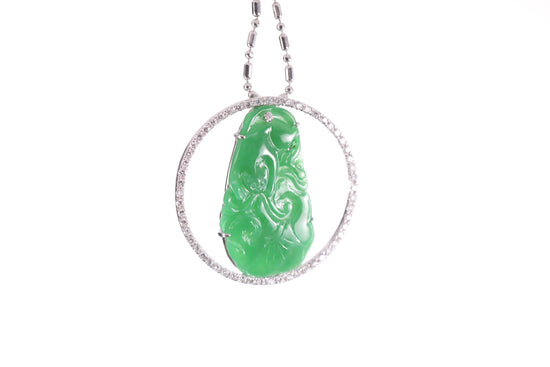 Jadeite Ru Yi Pendant