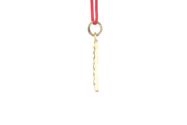 24K Gold Abacus Pendant