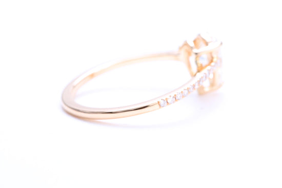 3/4 Carat Pear Shaped Engagement Ring