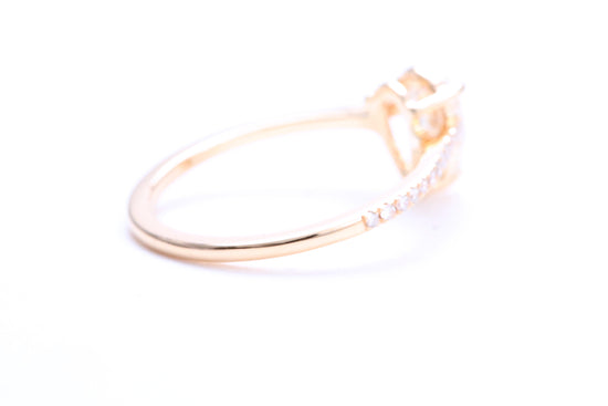 3/4 Carat Pear Shaped Engagement Ring