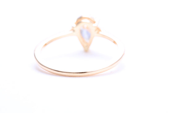 3/4 Carat Pear Shaped Engagement Ring