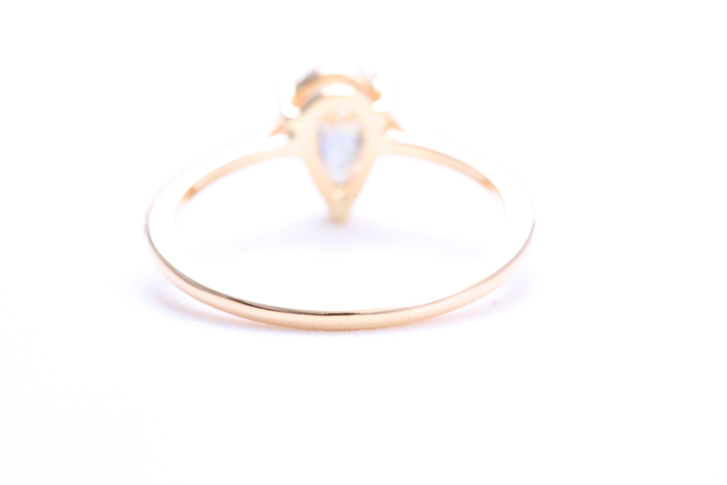 3/4 Carat Pear Shaped Engagement Ring