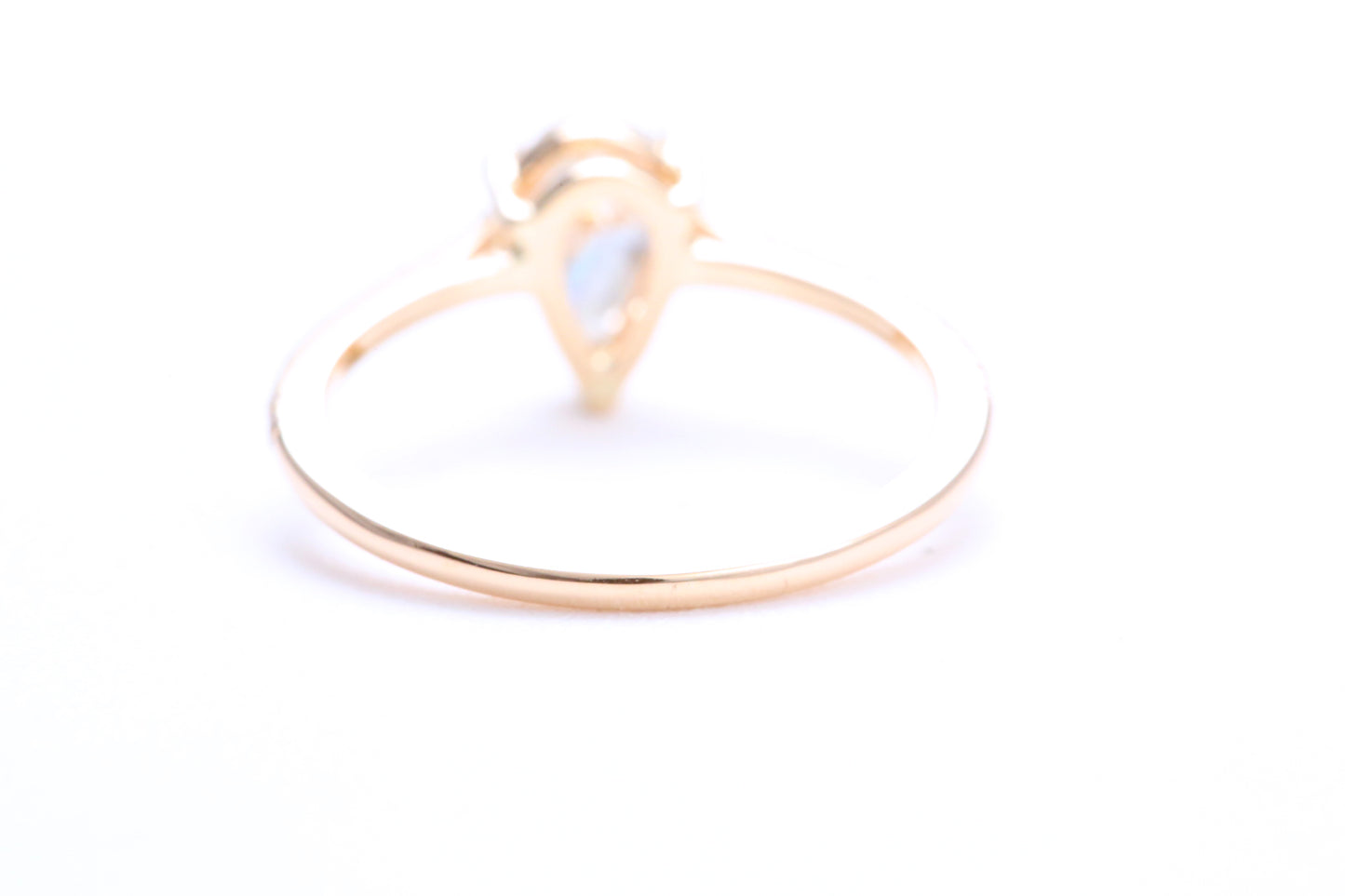 3/4 Carat Pear Shaped Engagement Ring