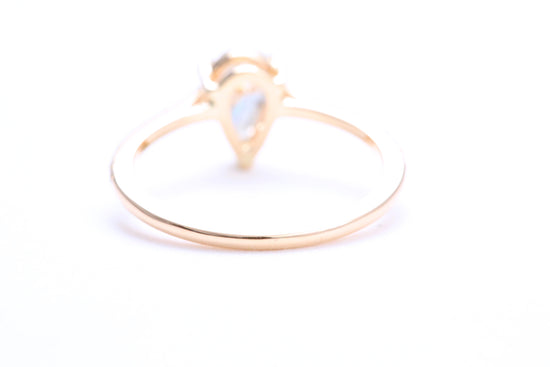 3/4 Carat Pear Shaped Engagement Ring