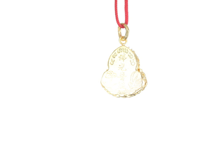 24K Gold Buddha Pendant