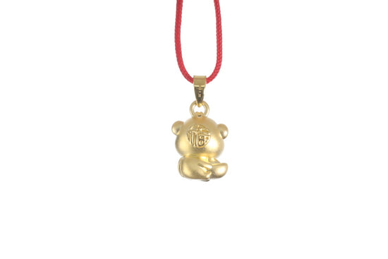 24K 3D Monkey Cartoon Pendant