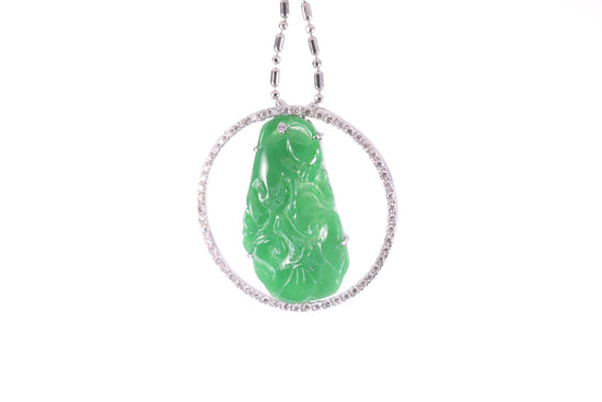 Jadeite Ru Yi Pendant