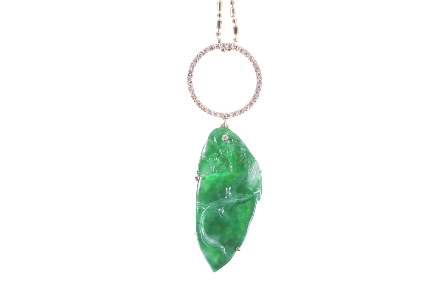 Jadeite Chili Pendant