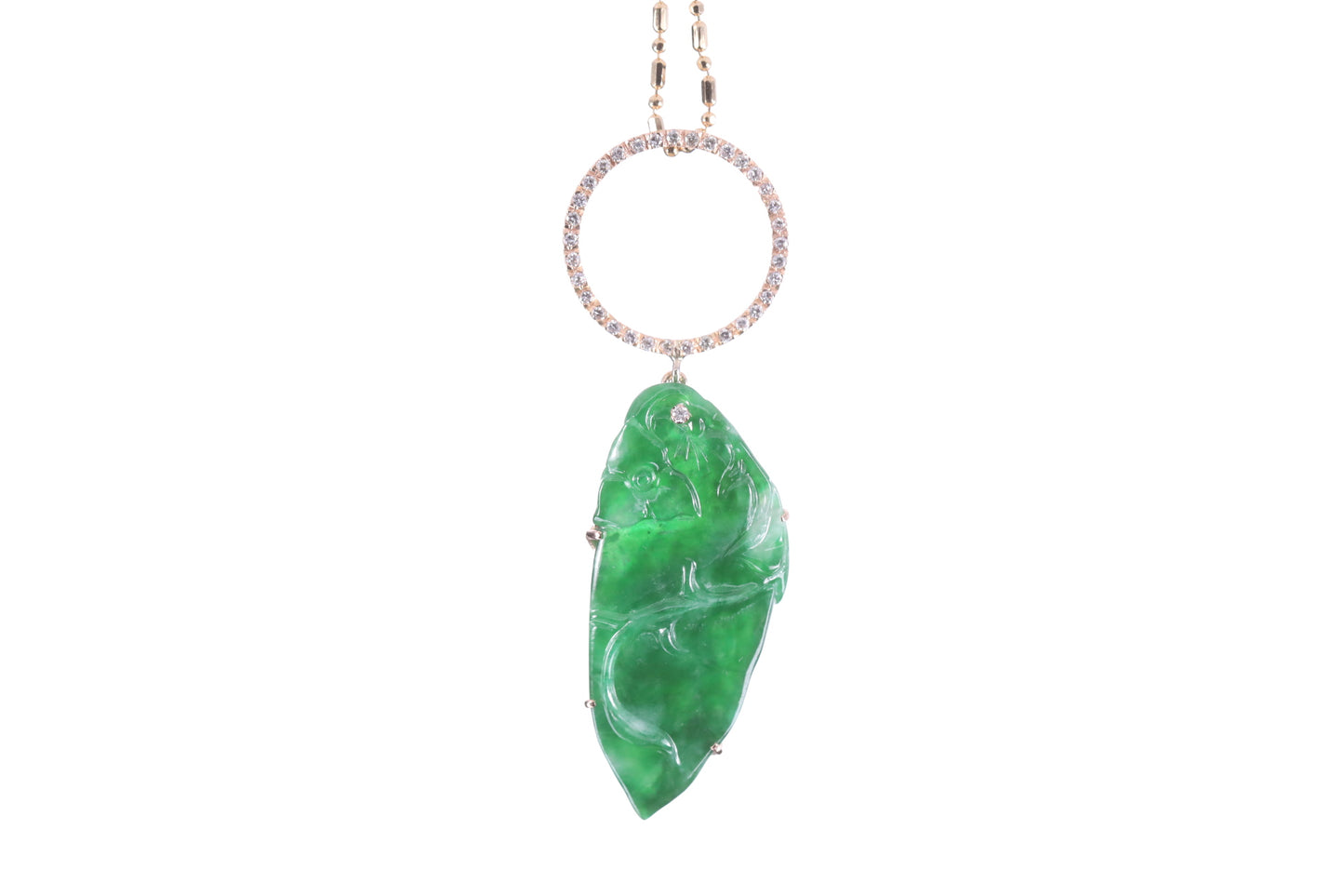 Jadeite Chili Pendant