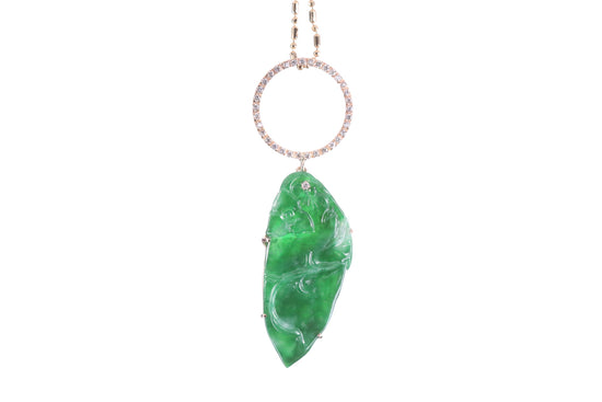 Jadeite Chili Pendant