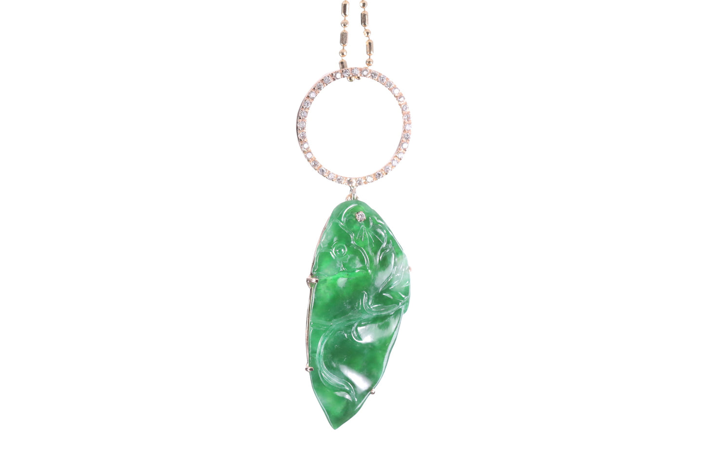 Jadeite Chili Pendant