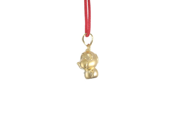 24K 3D Monkey Cartoon Pendant