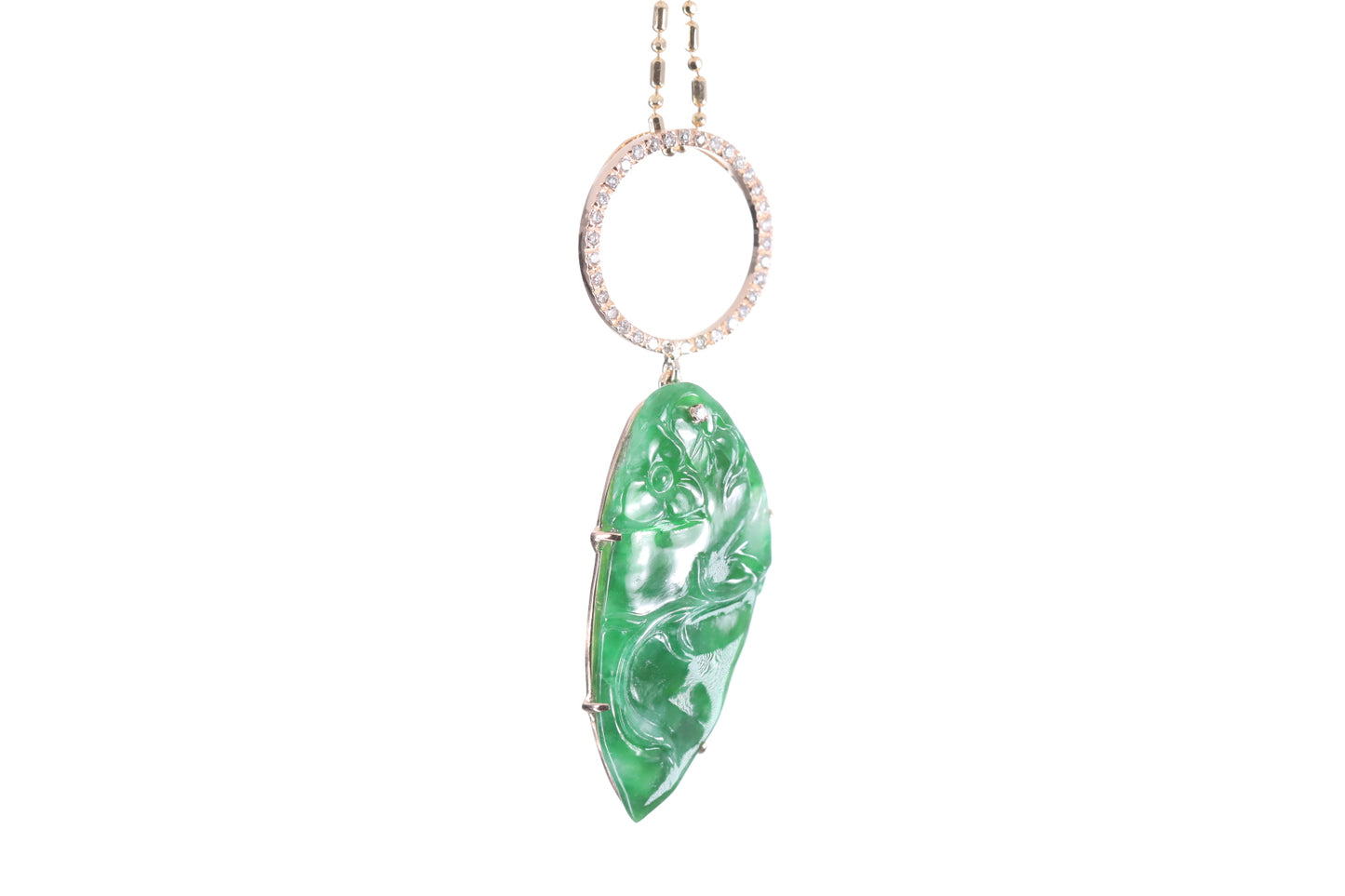 Jadeite Chili Pendant