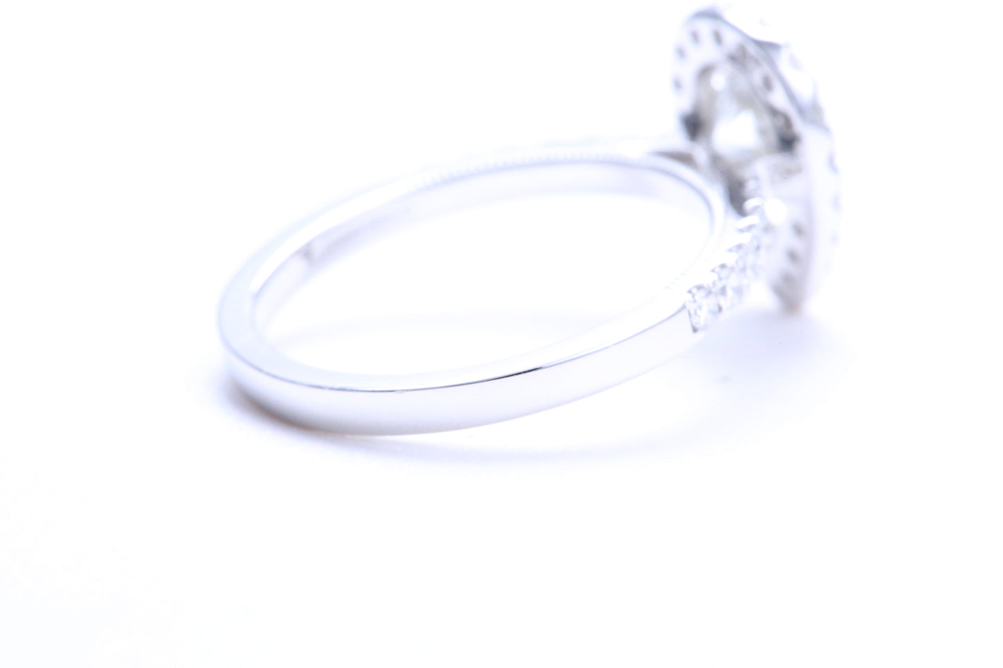 One Carat Pear Shaped Engagement Ring