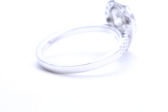 One Carat Pear Shaped Engagement Ring