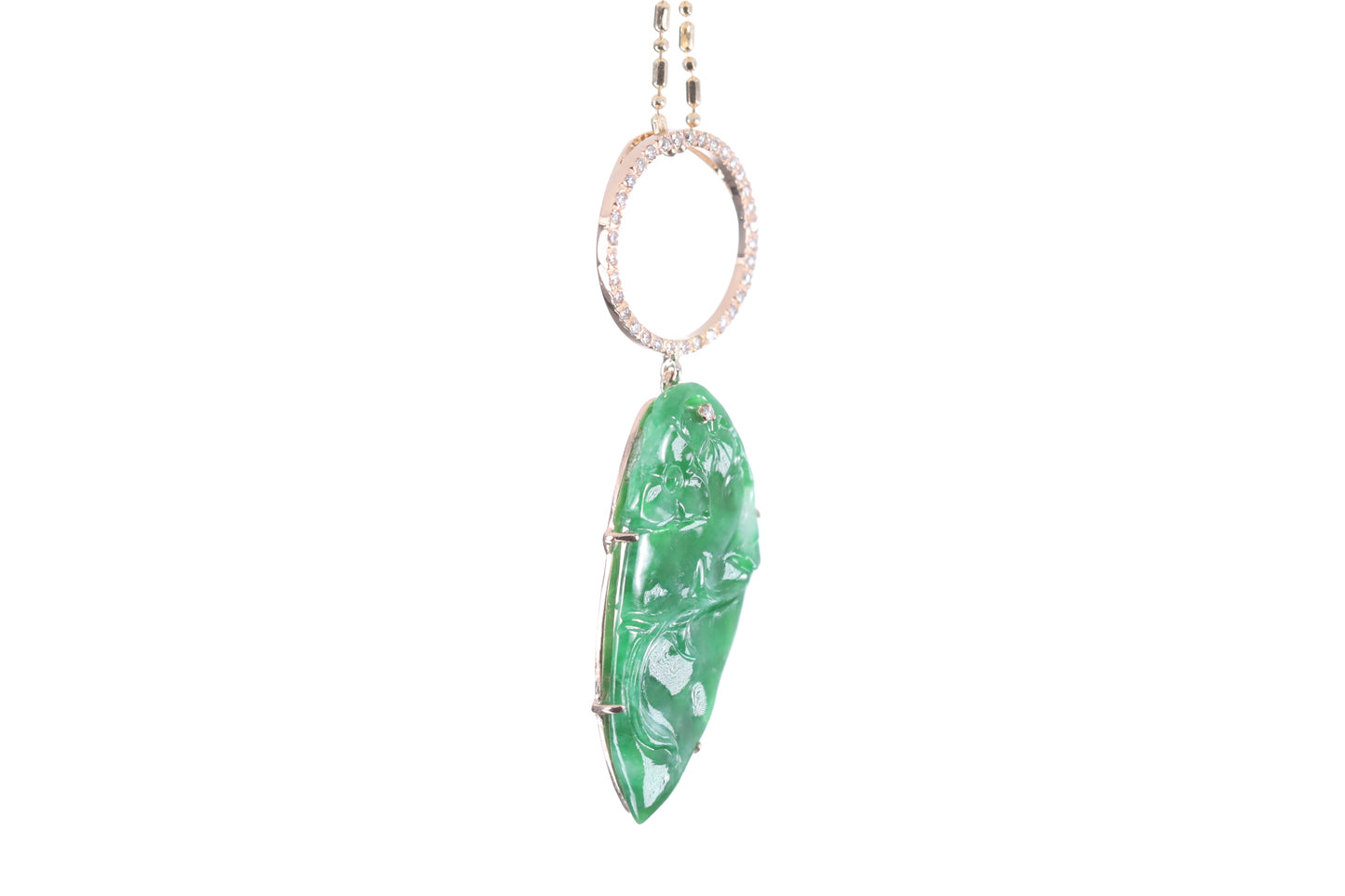 Jadeite Chili Pendant