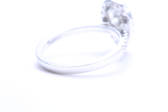 One Carat Pear Shaped Engagement Ring