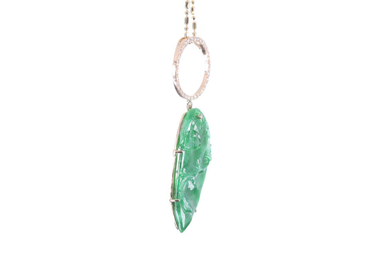 Jadeite Chili Pendant