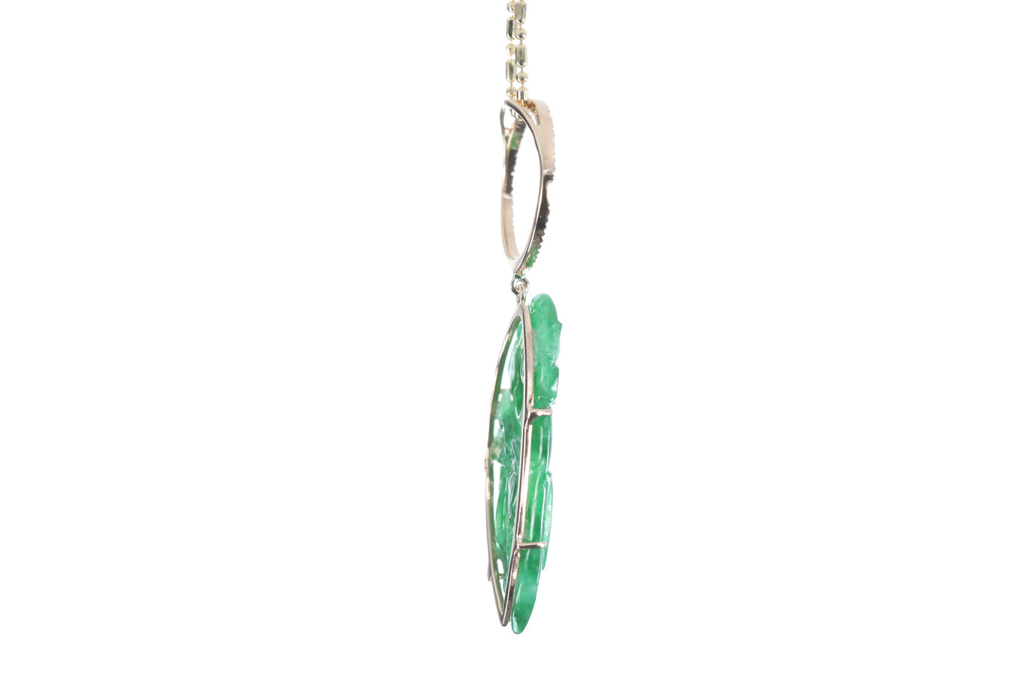 Jadeite Chili Pendant