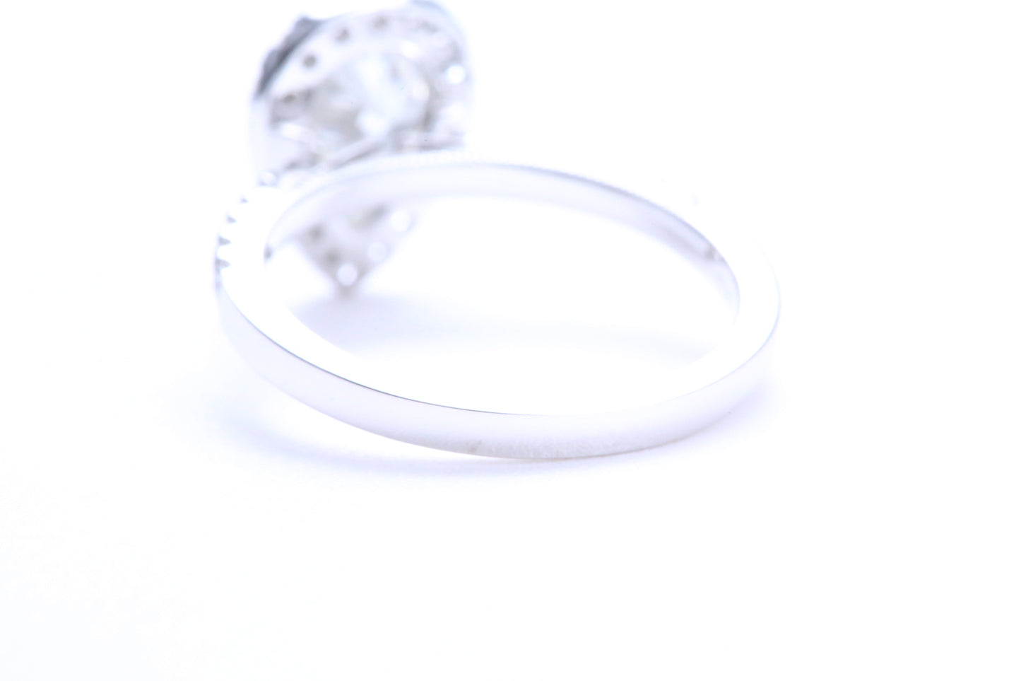 One Carat Pear Shaped Engagement Ring