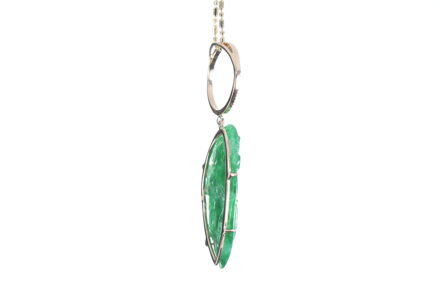 Jadeite Chili Pendant