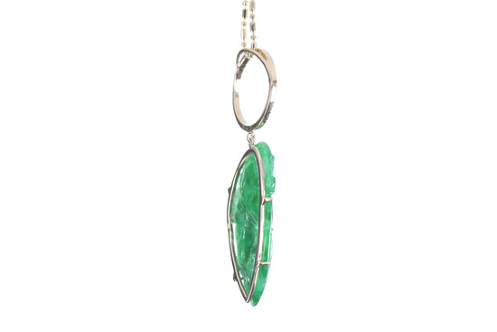 Jadeite Chili Pendant