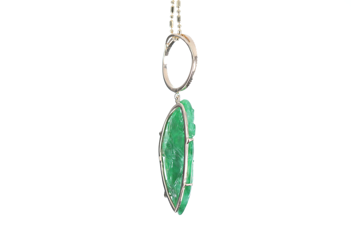 Jadeite Chili Pendant