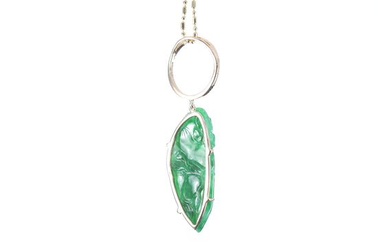 Jadeite Chili Pendant