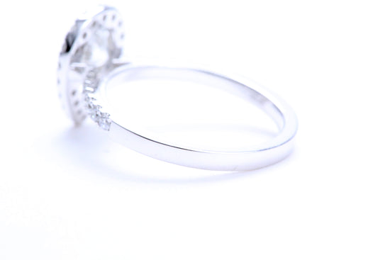 One Carat Pear Shaped Engagement Ring