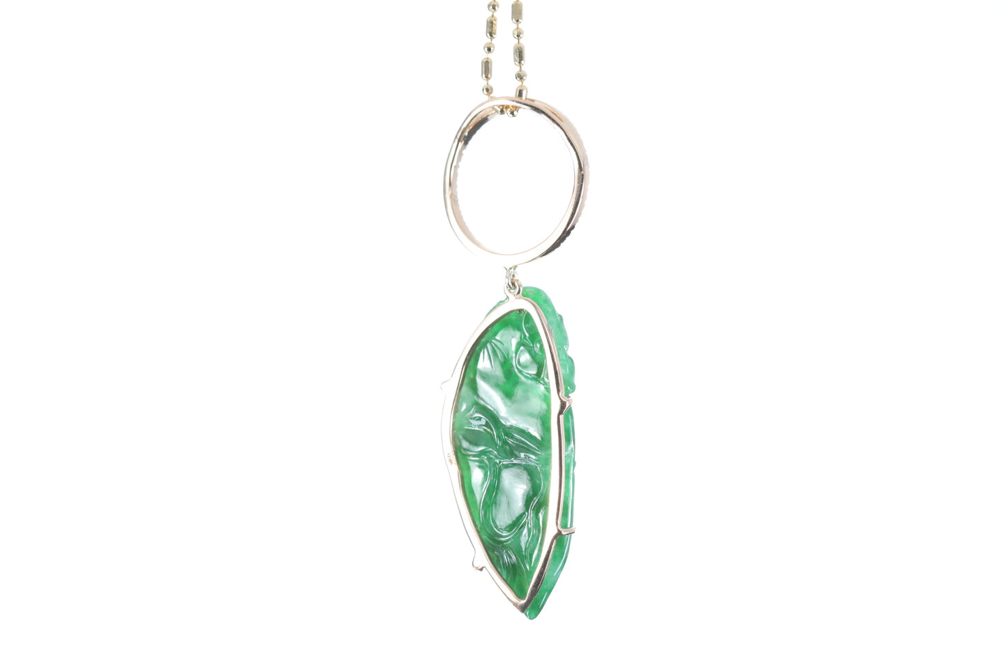 Jadeite Chili Pendant