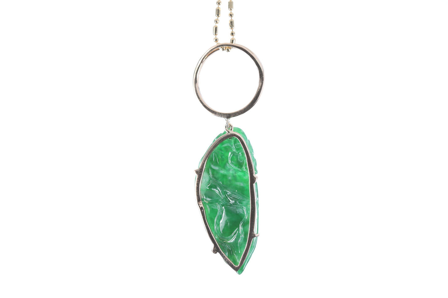 Jadeite Chili Pendant