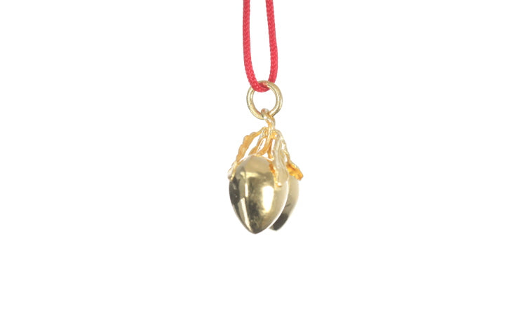 24K Longevity Double Peach Pendant