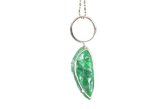 Jadeite Chili Pendant