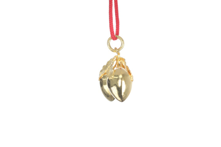 24K Longevity Double Peach Pendant