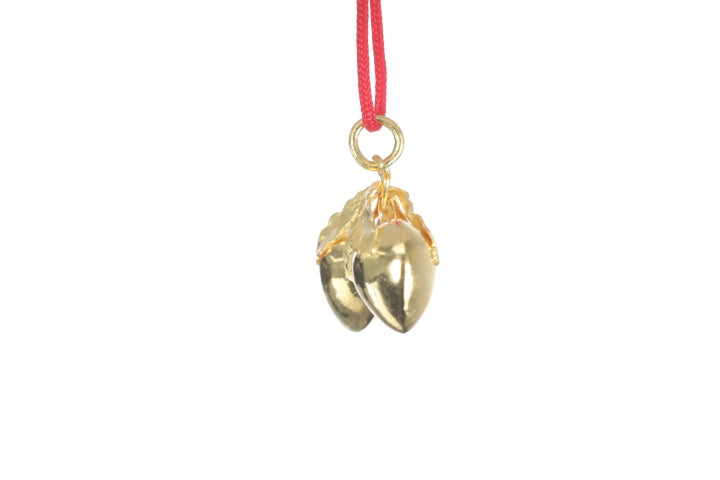 24K Longevity Double Peach Pendant