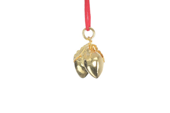 24K Longevity Double Peach Pendant