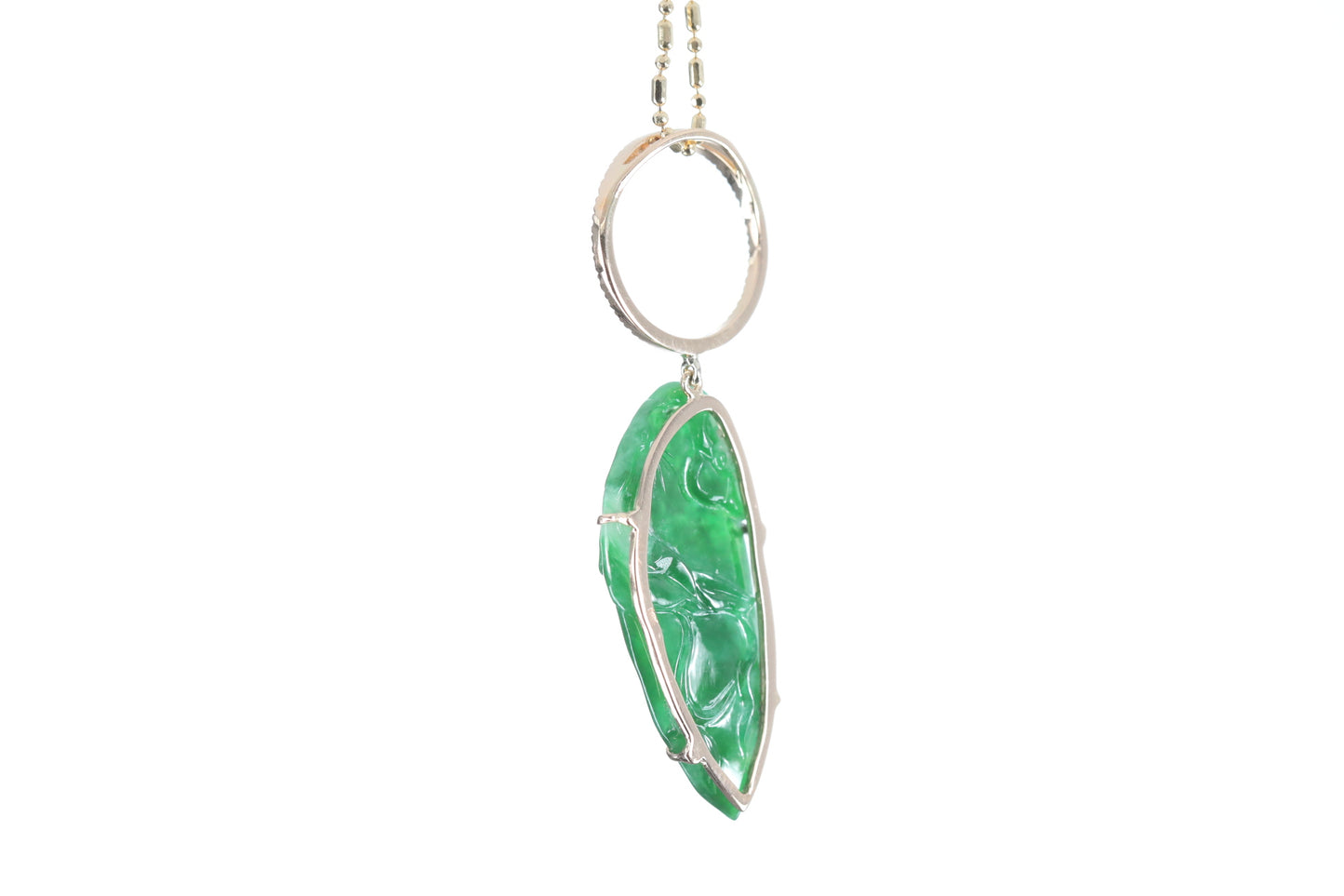 Jadeite Chili Pendant